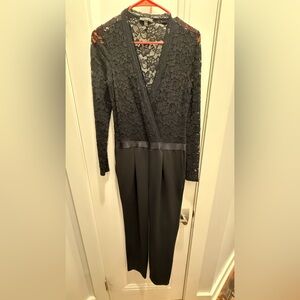 Black lace jumpsuit